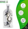 Bottle Protector Bags Pack of 200; Reusable Wine Bags for Travel 17 x 7.25; Leak Proof Wine Travel Bags 750 Ml; PVC Wine Bottle Protector for Luggage;