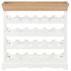 Wine Cabinet White 27.6"x8.9"x27.8" MDF