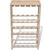 Wine Rack for 25 Bottles Solid Fir Wood