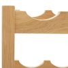 Wine Rack for 6 Bottles 14.6"x8.3"x8.3" Solid Oak Wood