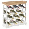 Wine Cabinet White 27.6"x8.9"x27.8" MDF
