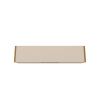 Manhattan Comfort Camberly 62.99 TV Stand with 5 Shelves and Wine Storage in Off White and Cinnamon