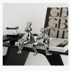 Halloween Ornament 2022,New Creative Light Luxury Rabbit Decoration Wine Cabinet Porch Office Study Simple Decoration